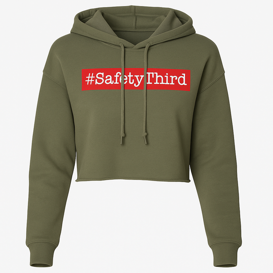 Women’s Cropped Hoodie – Bold Looks. Intentional Living.